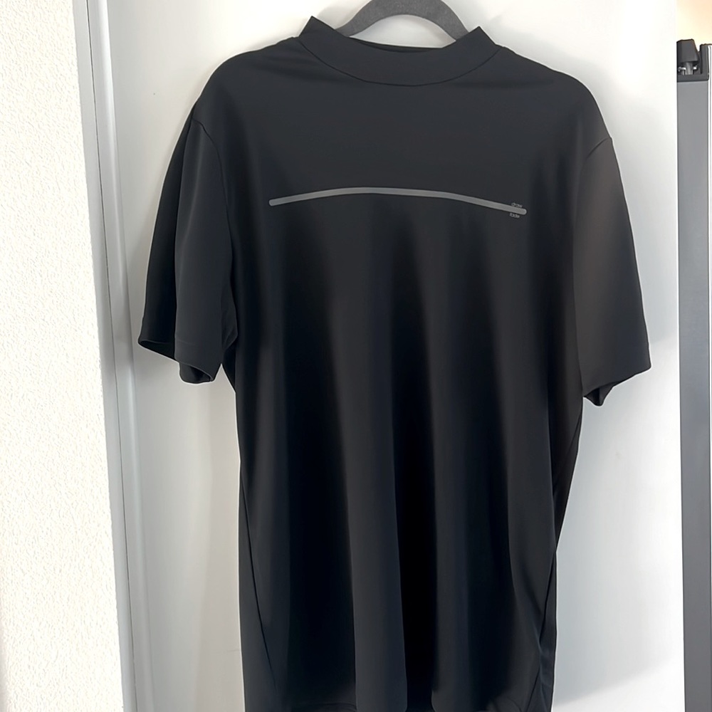 Adidas "Adicross" Black Tee Shirt Mens Large Short Sleeve Crew Neck